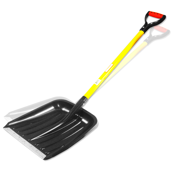Scoop Shovel w Fiberglass Handle 14" inch x 16" inch Polly Snow